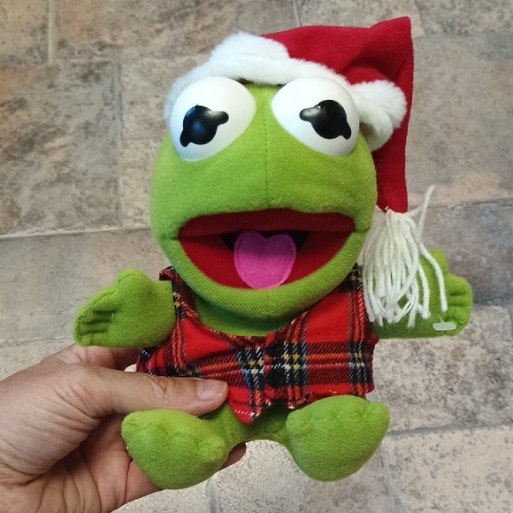 Vintage Baby Christmas Kermit 1987 - Picture 1 of 8